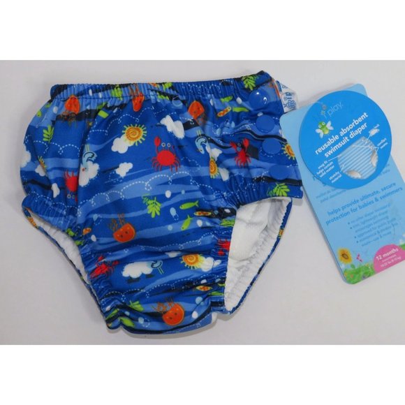 i play Reusable Absorbent Swimsuit Diaper 12 Months - Picture 1 of 8
